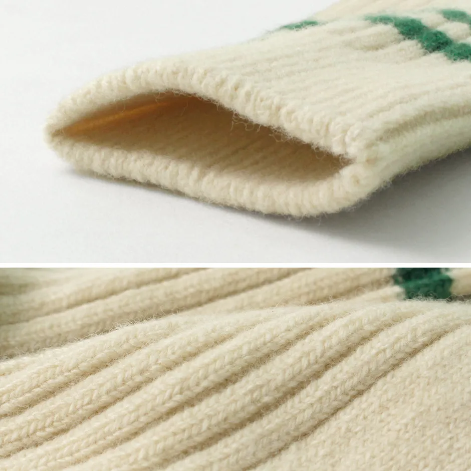 Socks^ROTOTO / Merino Lambs Wool Striped Socks