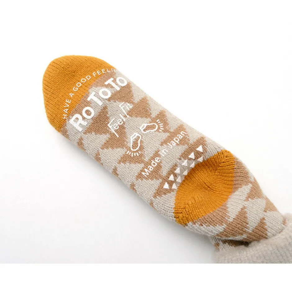 Socks^ROTOTO / R1179 Comfy Room Socks SANKAKU