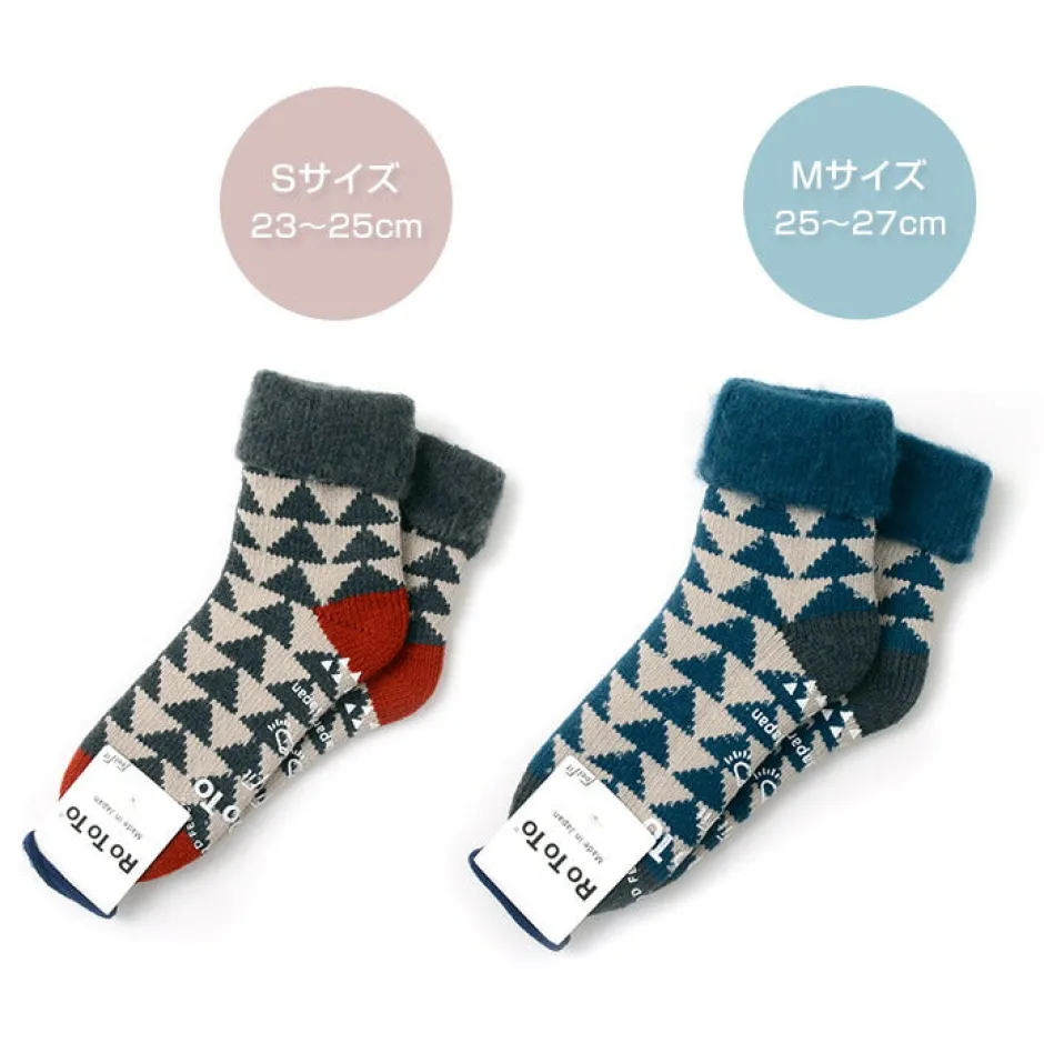 Socks^ROTOTO / R1179 Comfy Room Socks SANKAKU