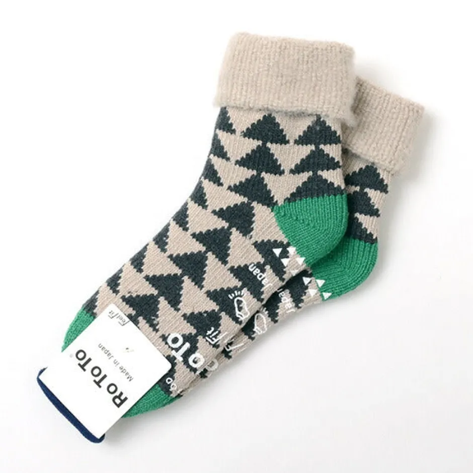 Socks^ROTOTO / R1179 Comfy Room Socks SANKAKU