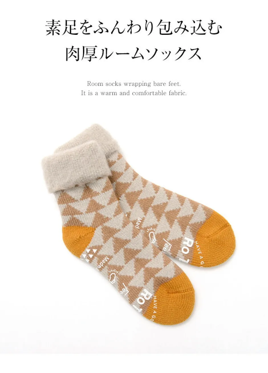 Socks^ROTOTO / R1179 Comfy Room Socks SANKAKU