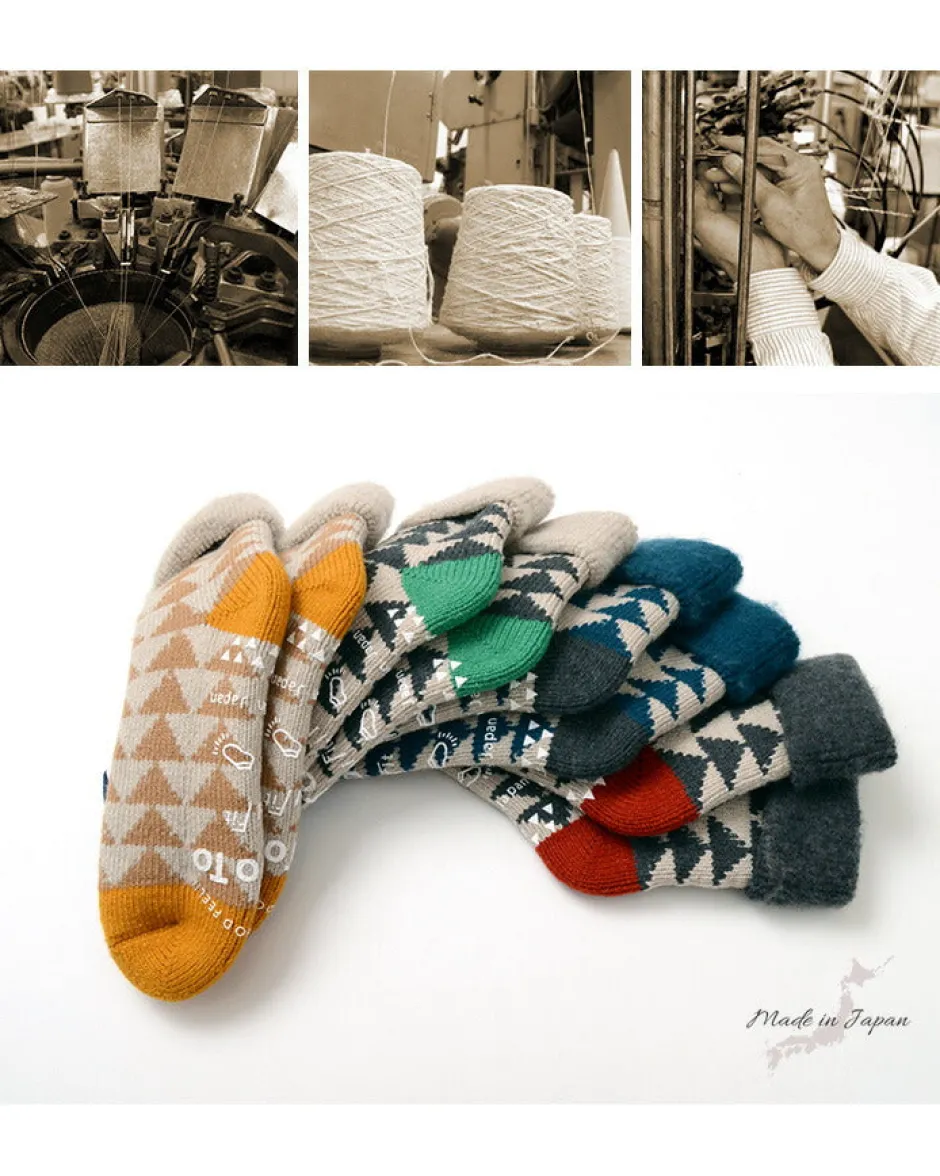 Socks^ROTOTO / R1179 Comfy Room Socks SANKAKU