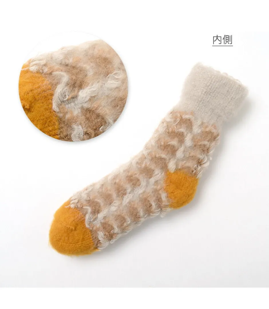 Socks^ROTOTO / R1179 Comfy Room Socks SANKAKU