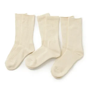 Socks^ROTOTO / R1123 Daily 3 pack socks natural