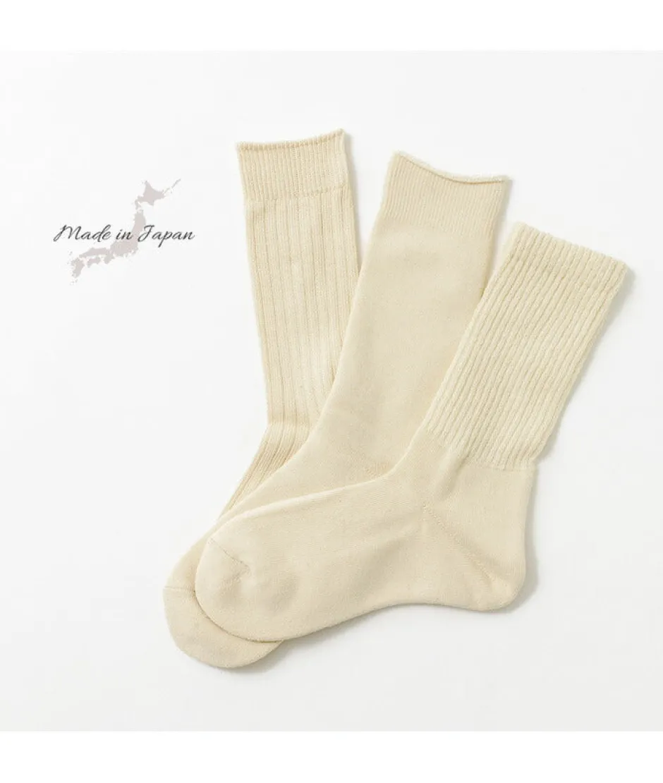 Socks^ROTOTO / R1123 Daily 3 pack socks natural