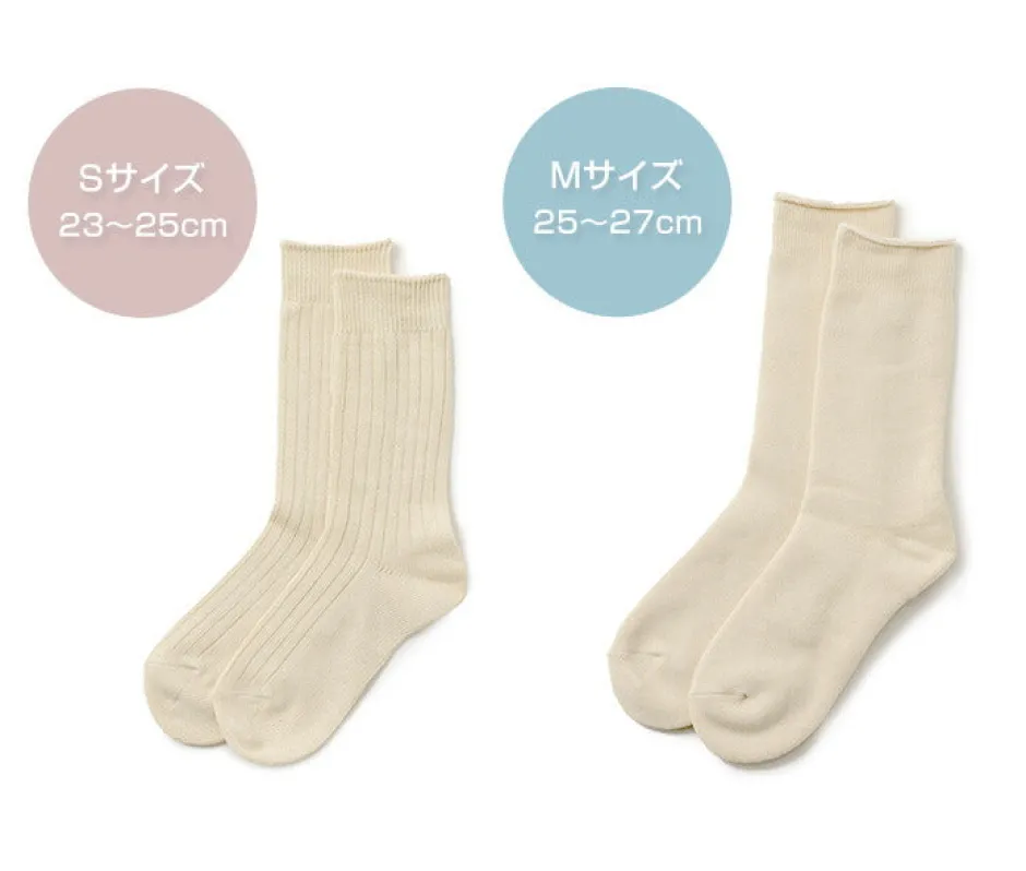 Socks^ROTOTO / R1123 Daily 3 pack socks natural