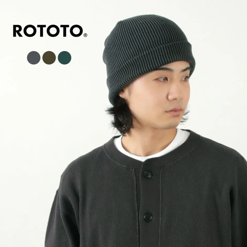 Hats^ROTOTO / Super soft 2-way beanie Stripe