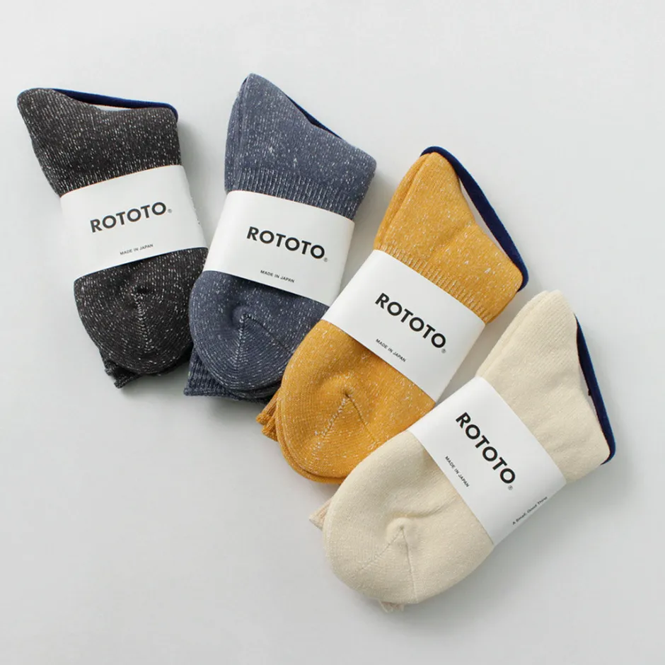 Socks^ROTOTO / WASHI pile crew socks