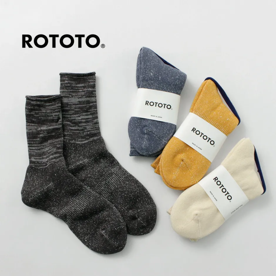 Socks^ROTOTO / WASHI pile crew socks