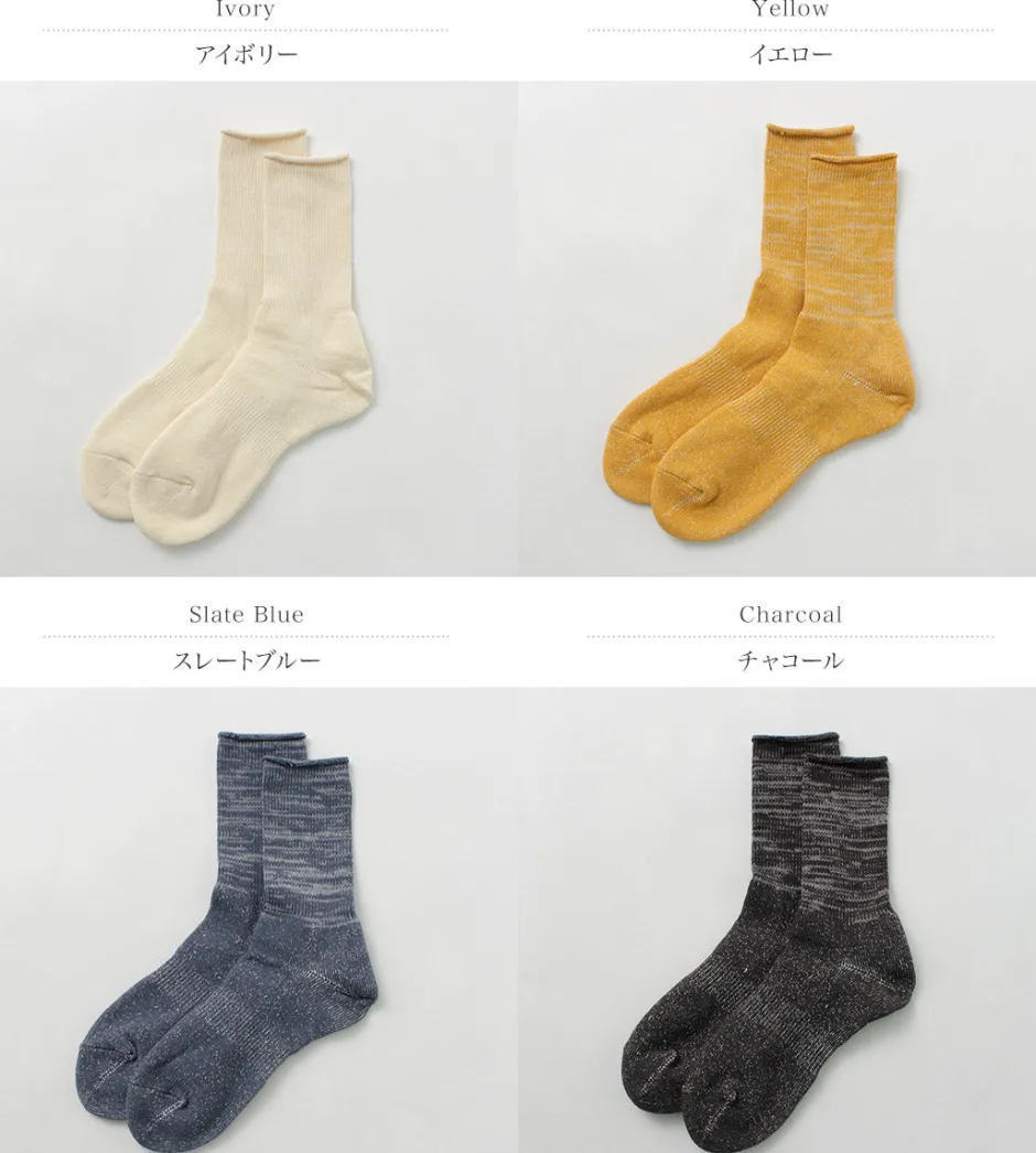 Socks^ROTOTO / WASHI pile crew socks
