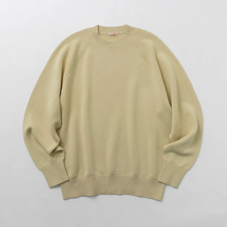 Knits^RYE TENDER / Fulton Raglan Knit Sweatshirt