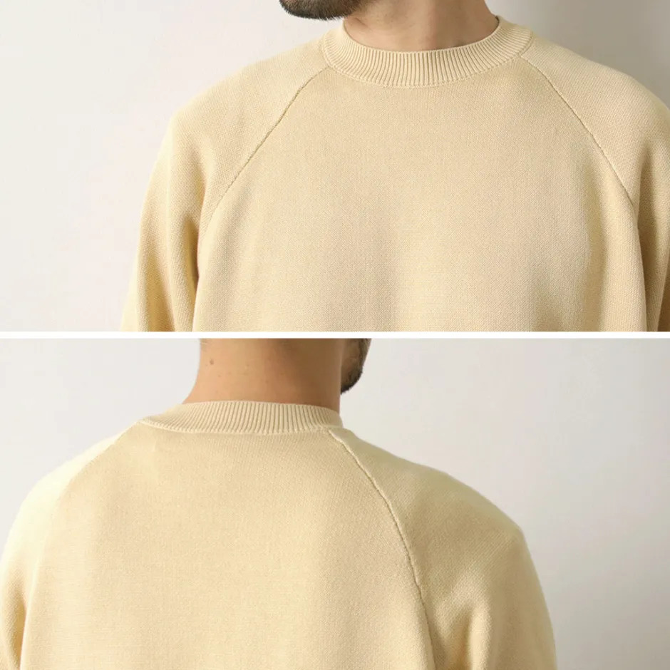 Knits^RYE TENDER / Fulton Raglan Knit Sweatshirt