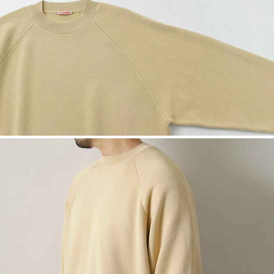 Knits^RYE TENDER / Fulton Raglan Knit Sweatshirt