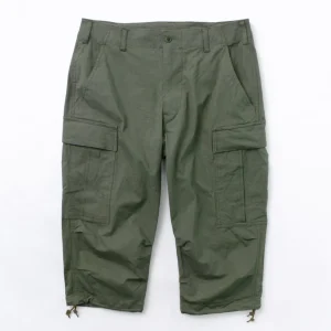 Trousers^SAGE DE CRET / Cropped Cargo Pants olive