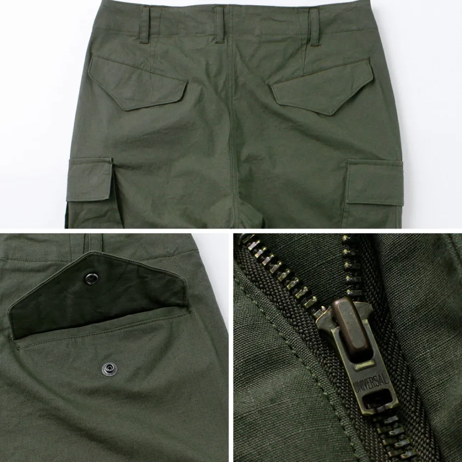 Trousers^SAGE DE CRET / Cropped Cargo Pants olive