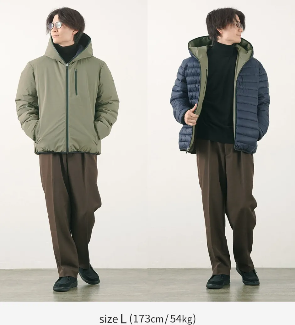 Jackets^SAVE THE DUCK / Ezra Synthetic Down Reversible Hooded Jacket