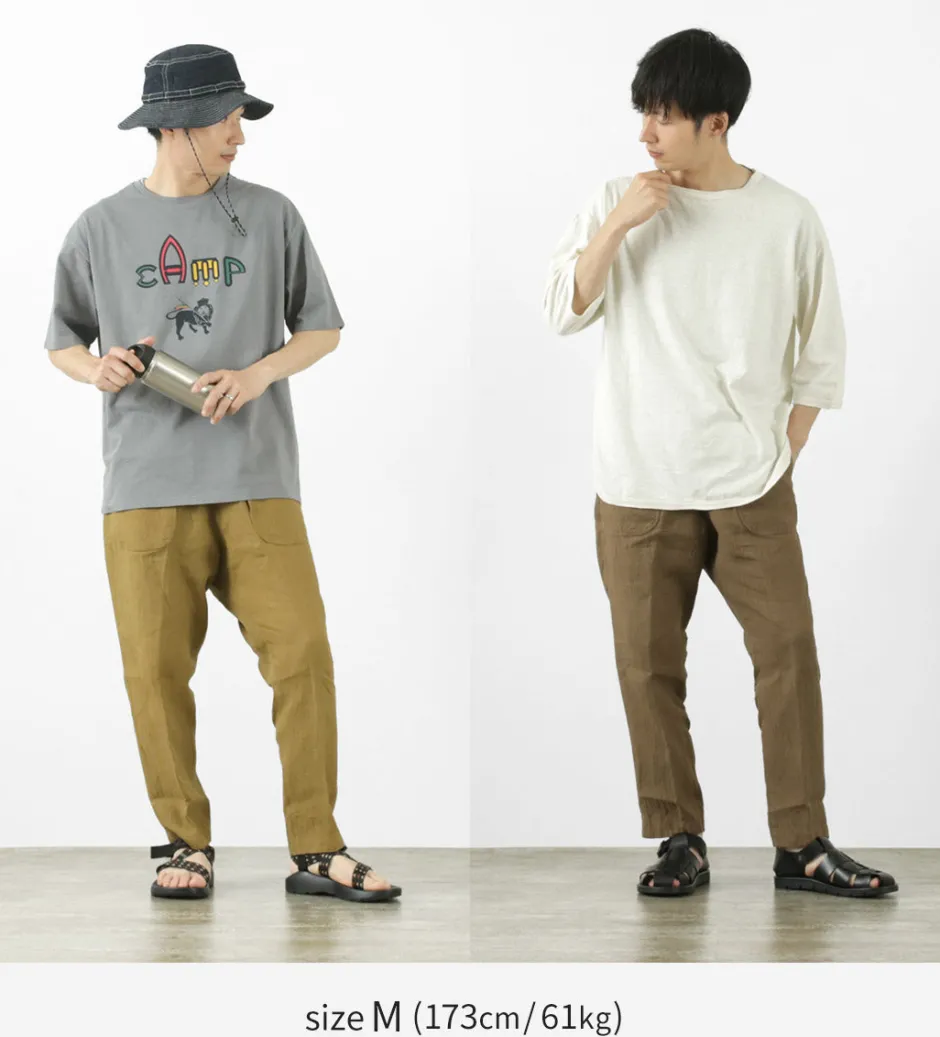 Trousers^SLOW HANDS / Fine Linen Daytripper Pants