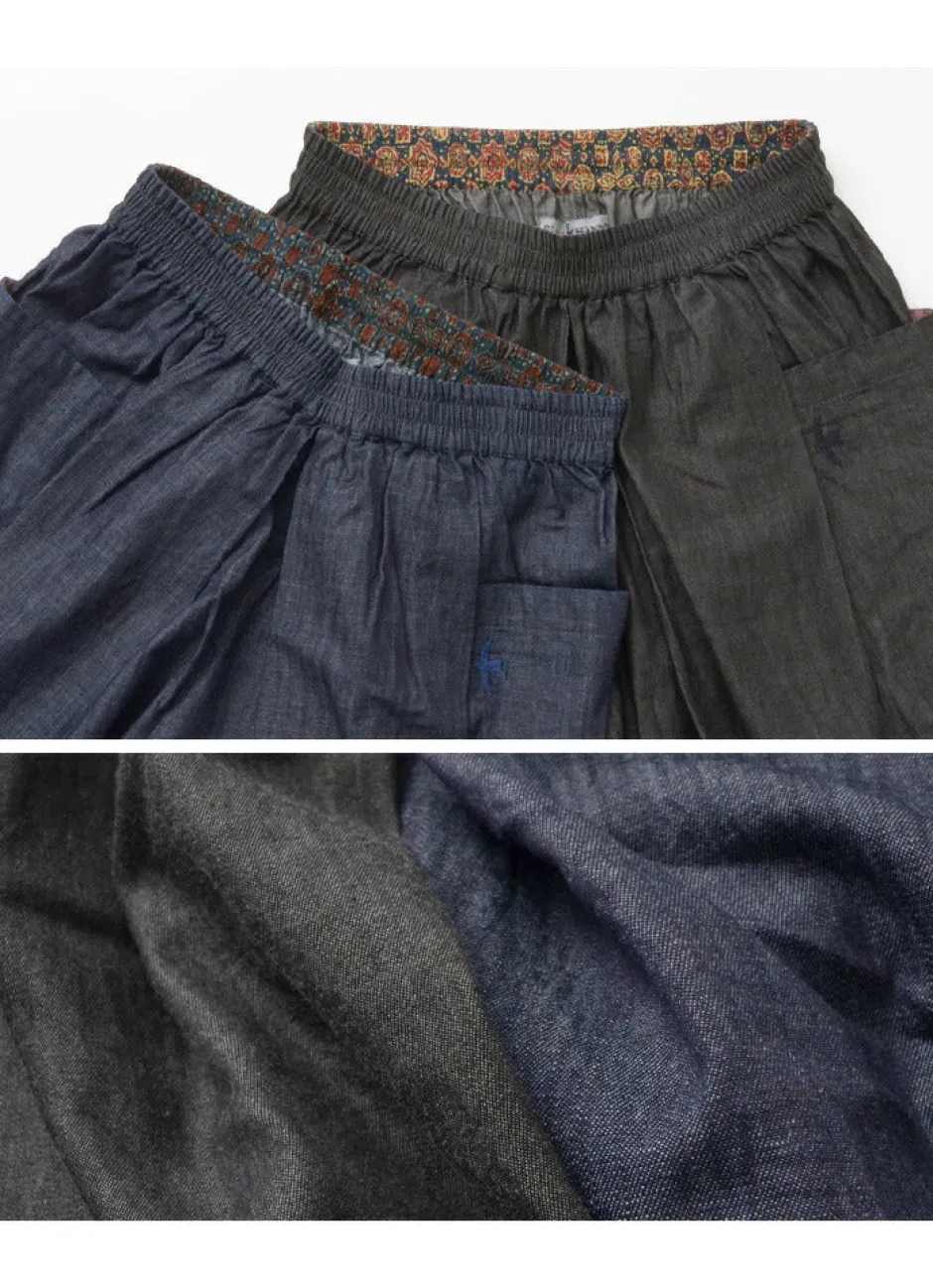Trousers^SLOW HANDS / Light Denim Beach Pants