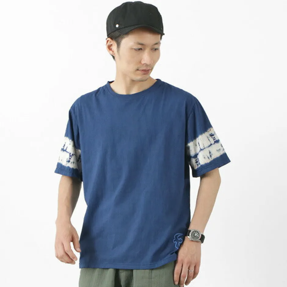 T-Shirts^SLOW HANDS / Tie-Dye Sleeve T-Shirt