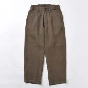 Trousers^SLOW HANDS / Triple gauze tuck work trousers
