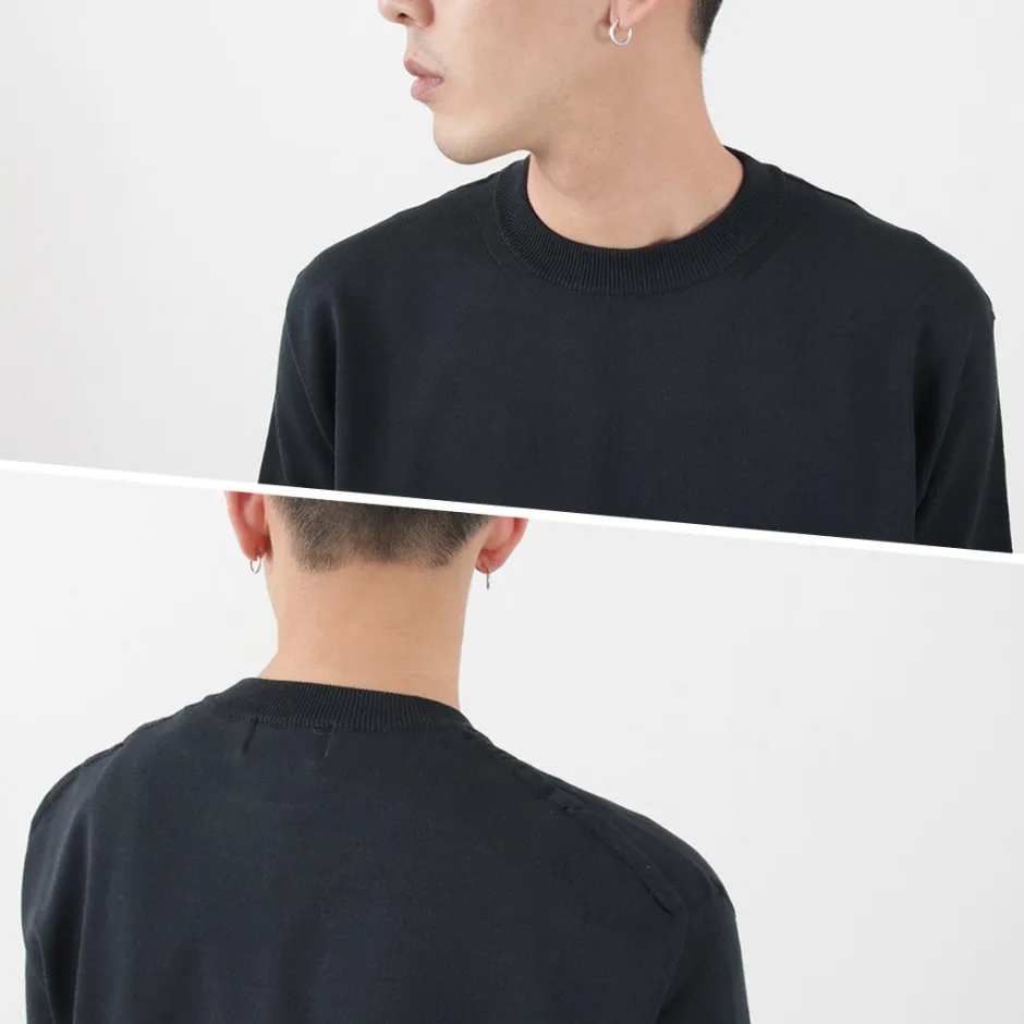 T-Shirts^SOGLIA / Cotton Fitted Seamless Knit Tee