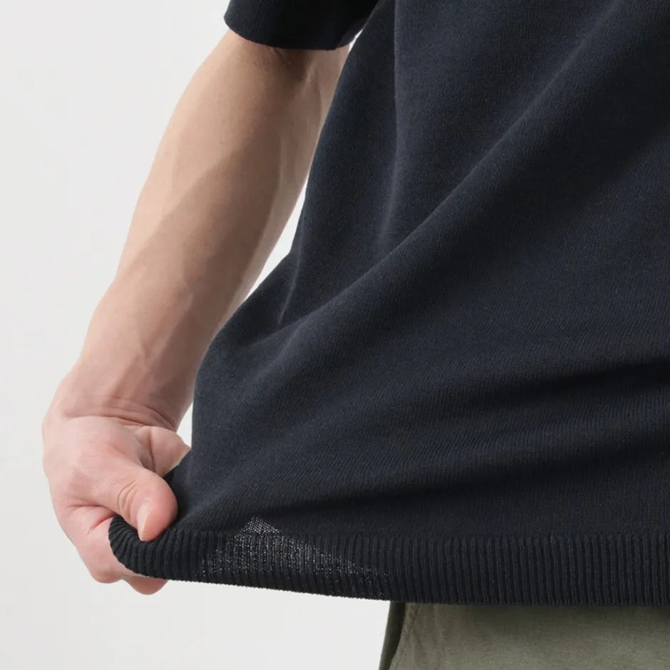 T-Shirts^SOGLIA / Cotton Fitted Seamless Knit Tee