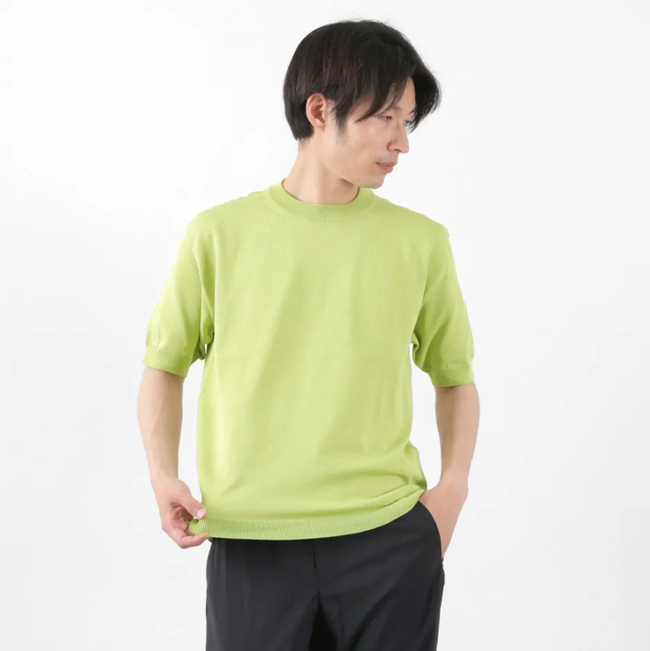 T-Shirts^SOGLIA / Cotton Fitted Seamless Knit Tee