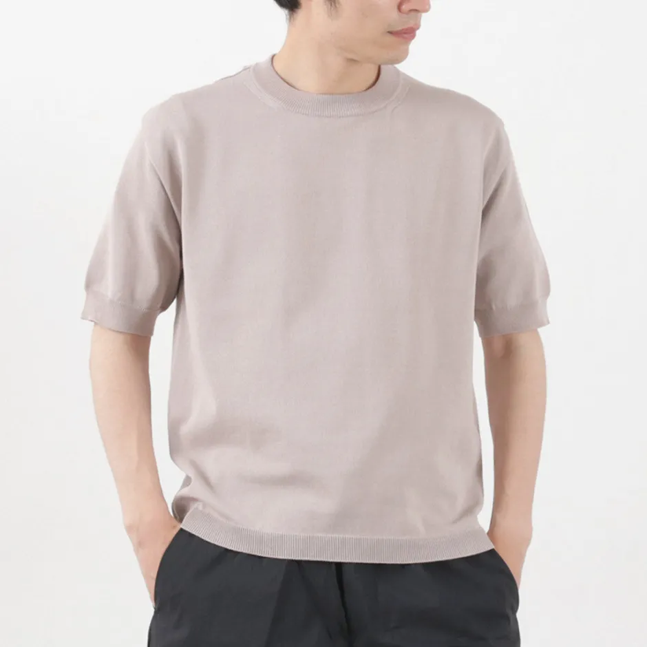 T-Shirts^SOGLIA / Cotton Fitted Seamless Knit Tee