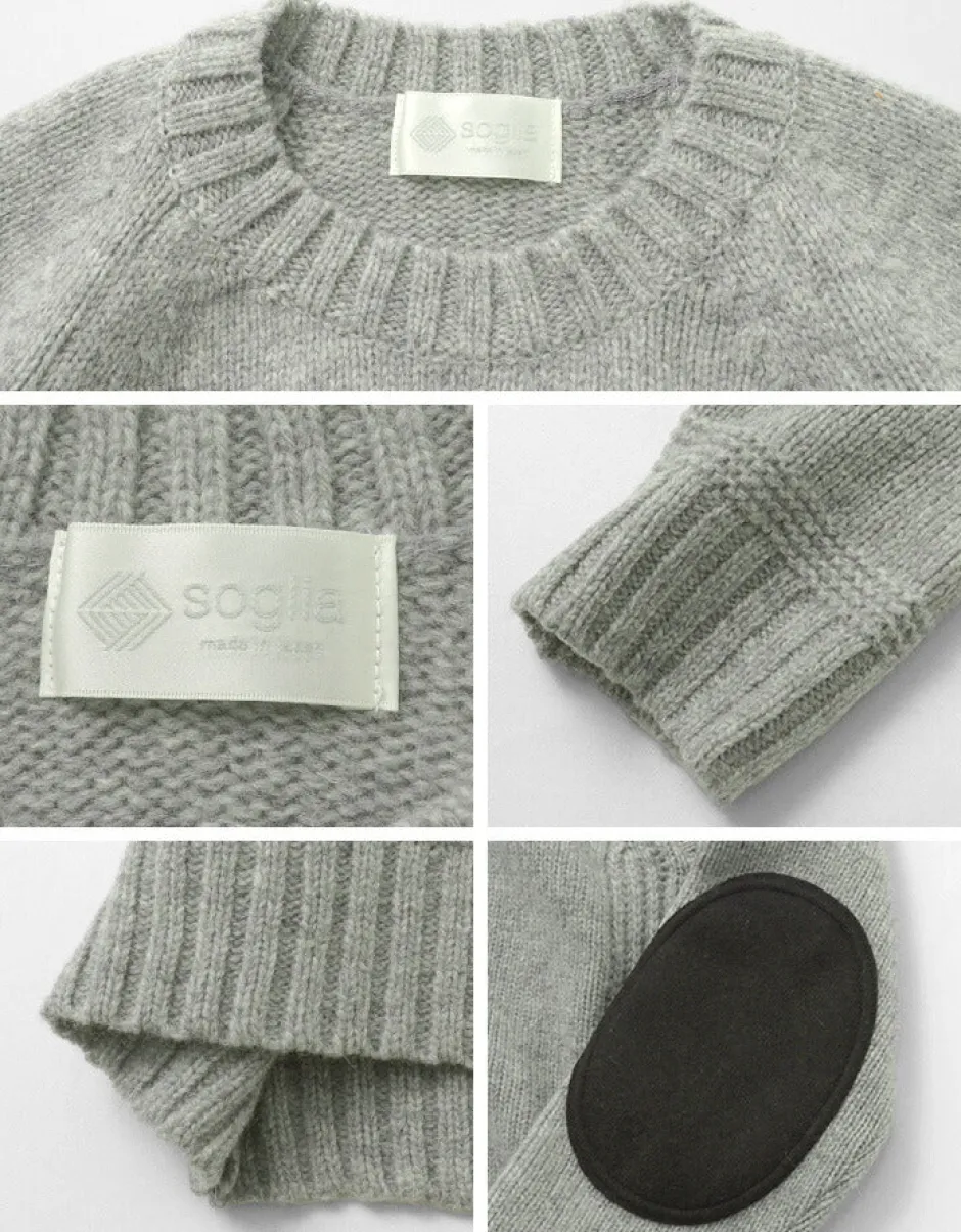 Knits^SOGLIA / LANDNOAHBritish Wool Crewneck Sweater
