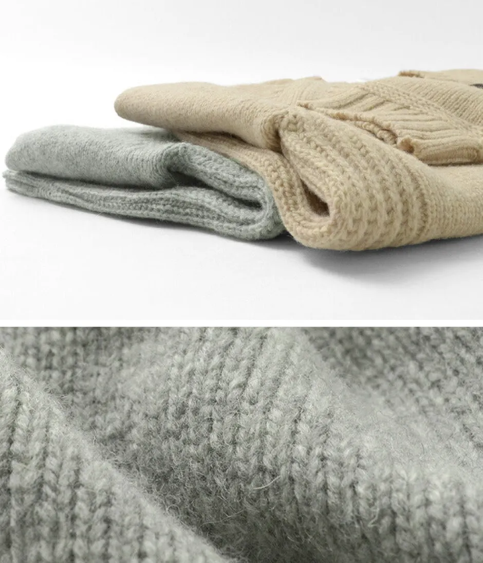 Knits^SOGLIA / LANDNOAHBritish Wool Crewneck Sweater