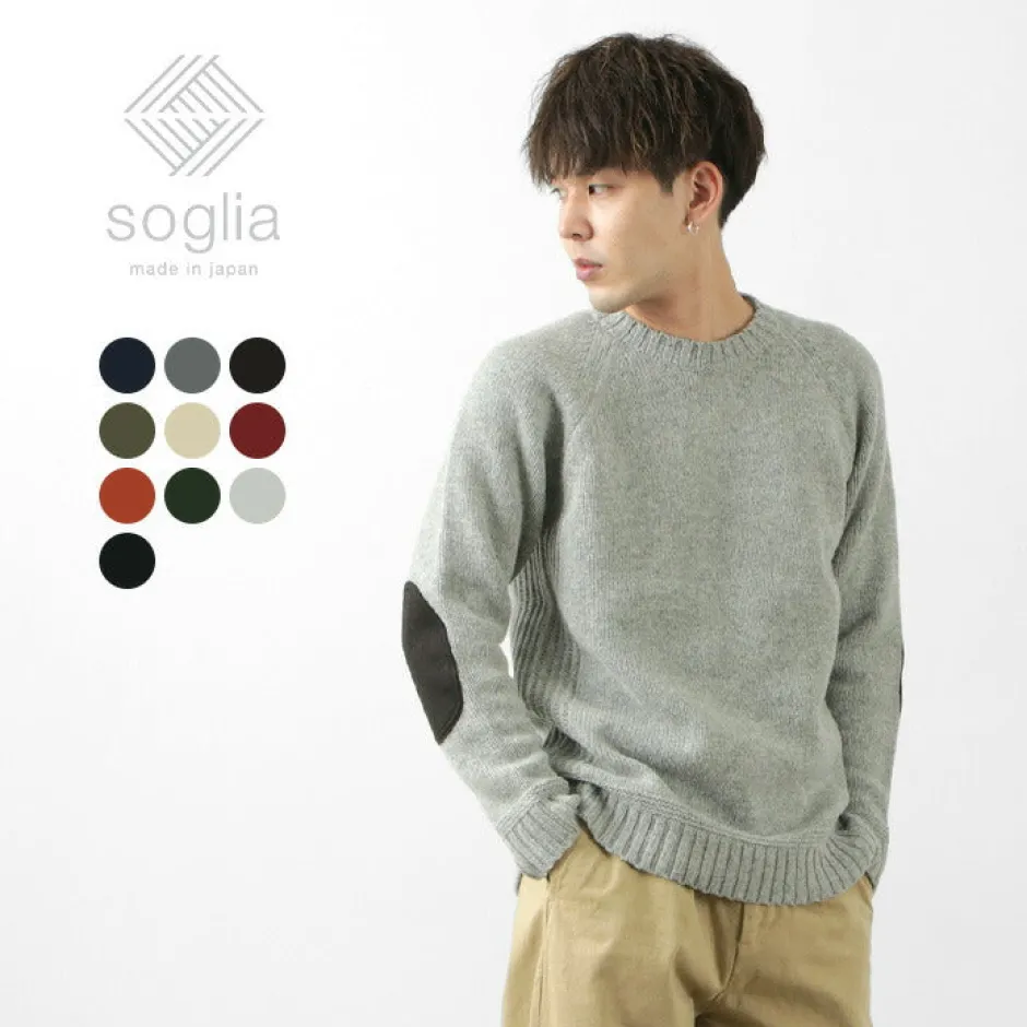 Knits^SOGLIA / LANDNOAHBritish Wool Crewneck Sweater