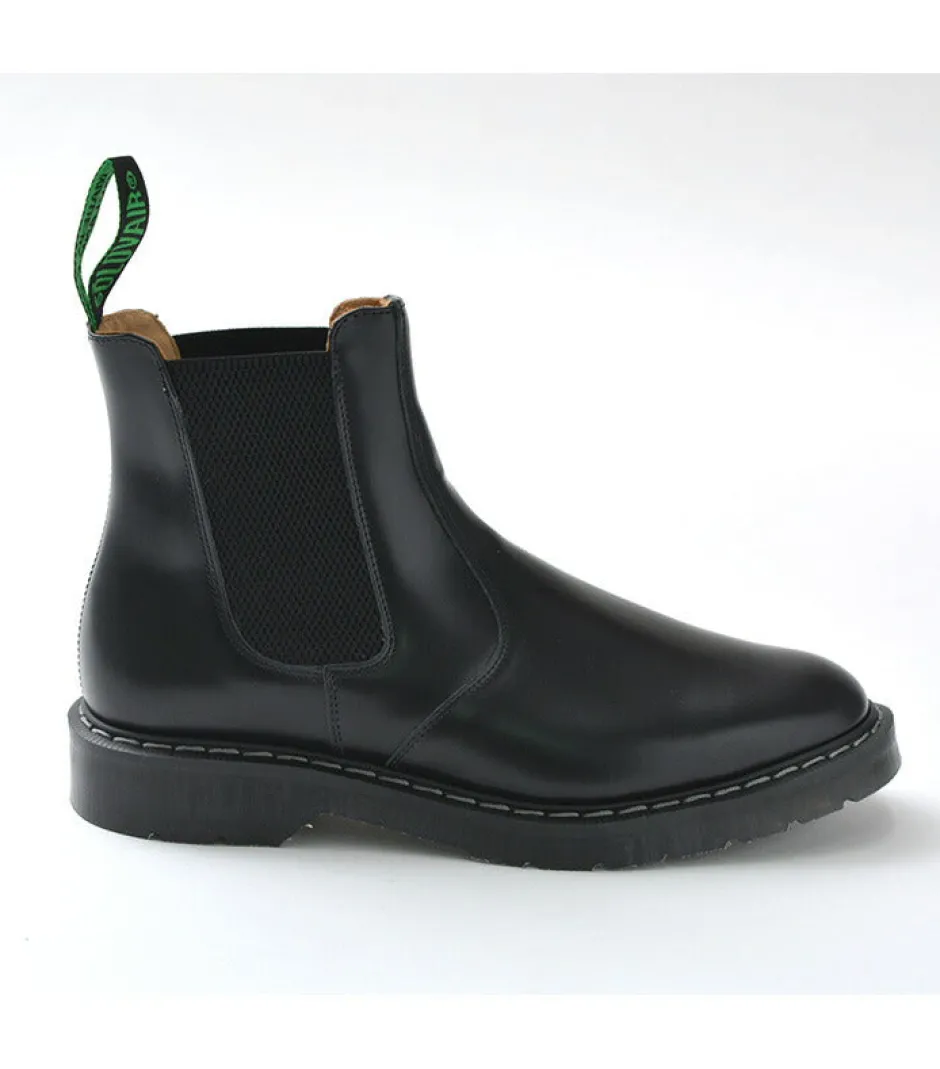 Leather Shoes & Boots^SOLOVAIR / THE DEALER BOOT Hi-SHINE black