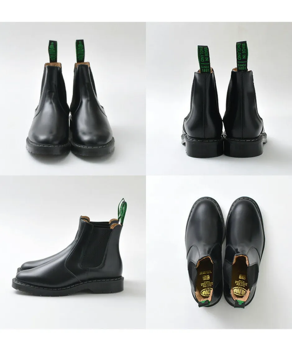 Leather Shoes & Boots^SOLOVAIR / THE DEALER BOOT Hi-SHINE black