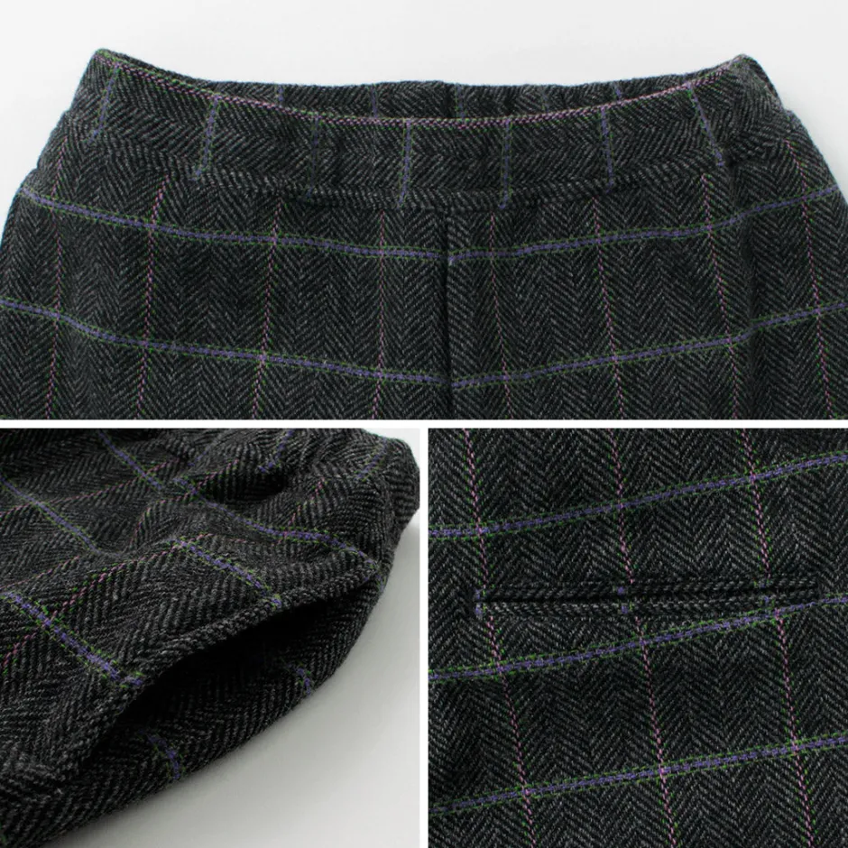 Trousers^SON OF THE CHEESE / Easy Check Pants
