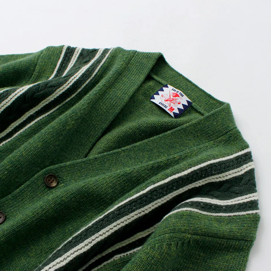 Knits^SON OF THE CHEESE / Fringe Knit Cardigan