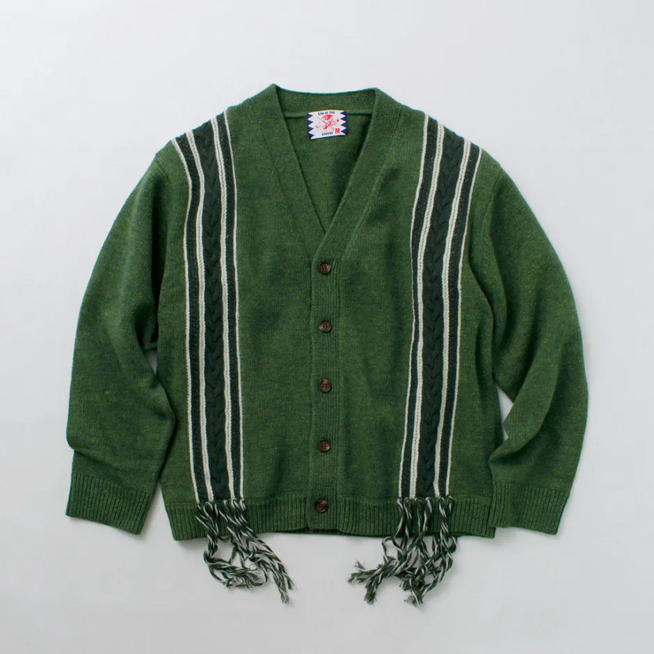 Knits^SON OF THE CHEESE / Fringe Knit Cardigan