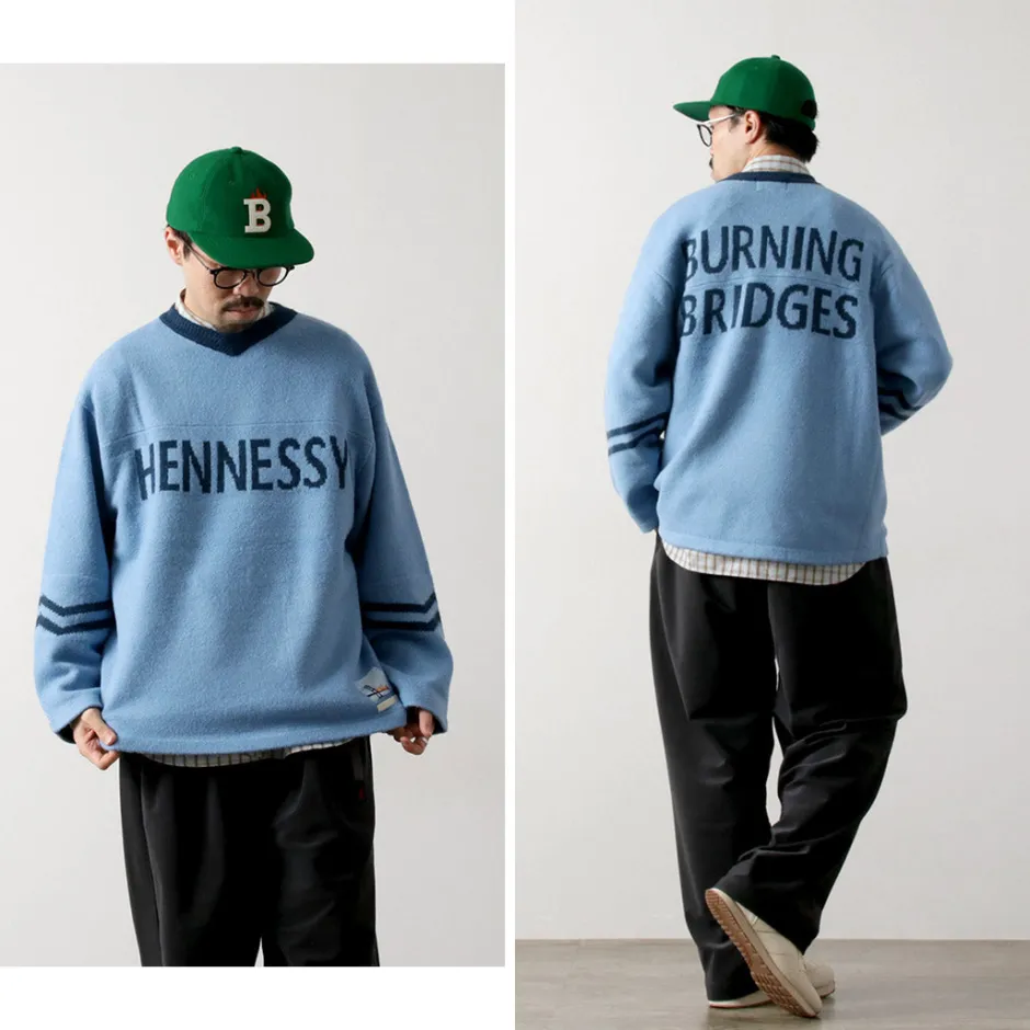 Knits^SON OF THE CHEESE / Hennessy Football Sweater