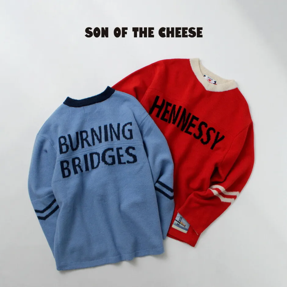 Knits^SON OF THE CHEESE / Hennessy Football Sweater