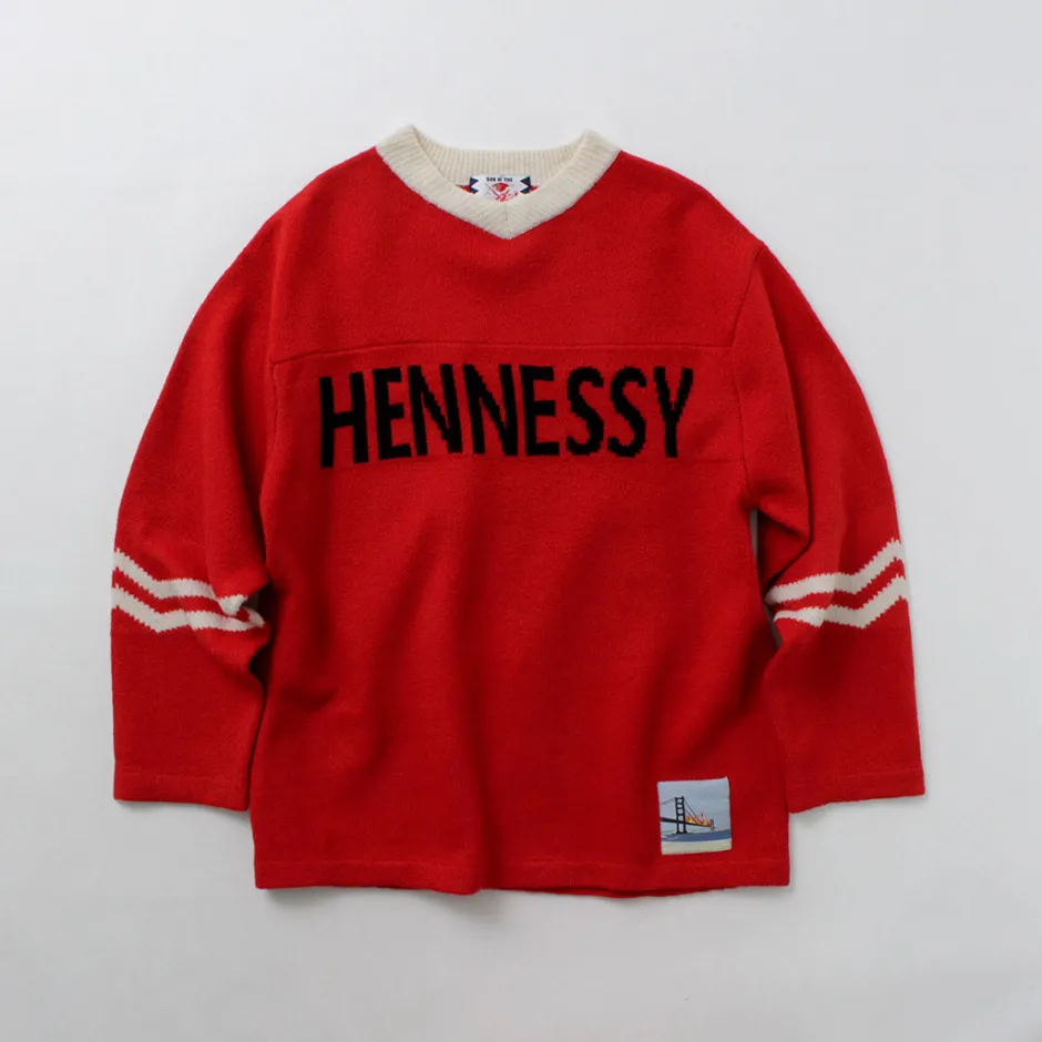 Knits^SON OF THE CHEESE / Hennessy Football Sweater