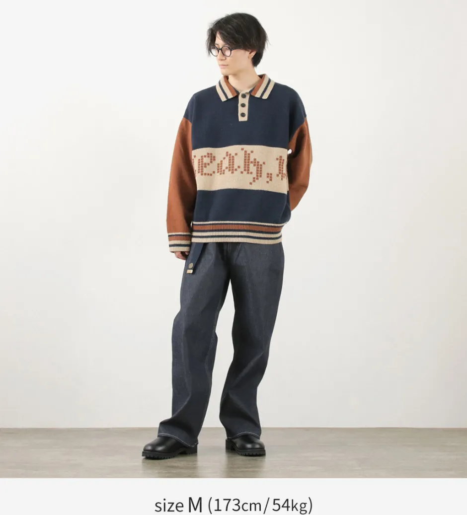Jeans^SON OF THE CHEESE / Wide 5 Pocket Pants denim