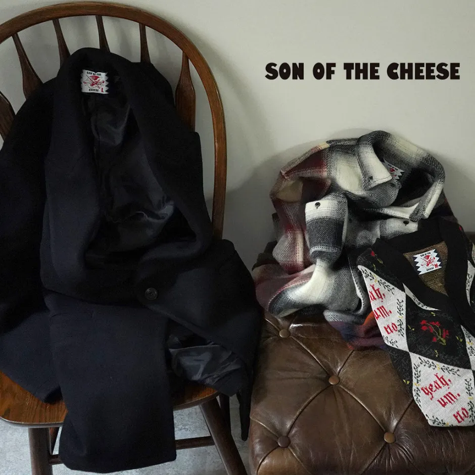 Coats^SON OF THE CHEESE / Wool Overcoat black