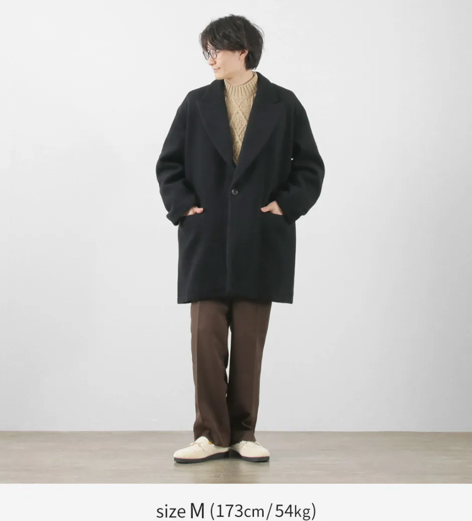 Coats^SON OF THE CHEESE / Wool Overcoat black