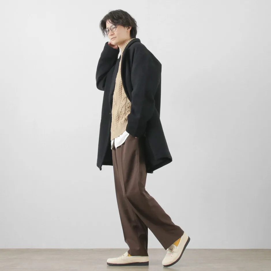 Coats^SON OF THE CHEESE / Wool Overcoat black