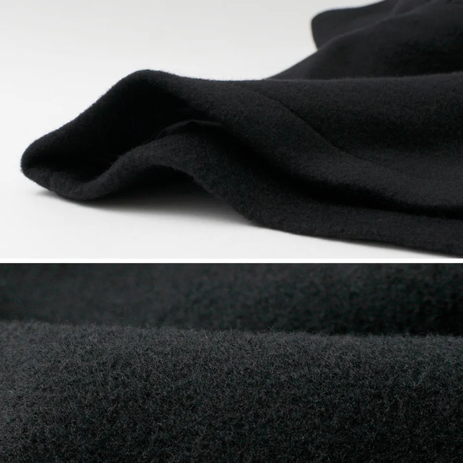 Coats^SON OF THE CHEESE / Wool Overcoat black