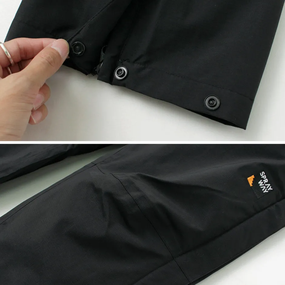 Trousers^SPRAY WAY / Walking M Rain Pants black
