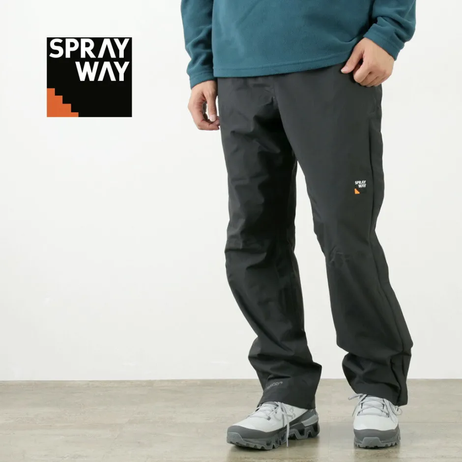Trousers^SPRAY WAY / Walking M Rain Pants black