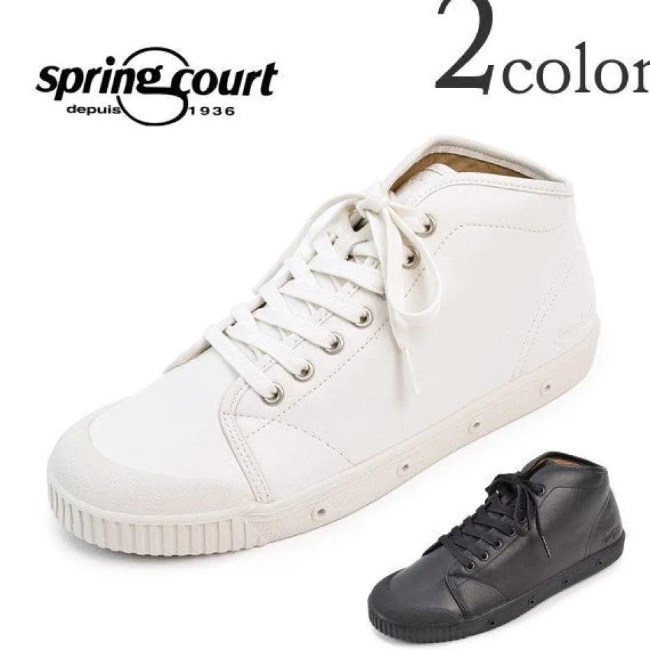 Sneakers^SPRING COURT / B2 Mid Cut Leather Sneakers
