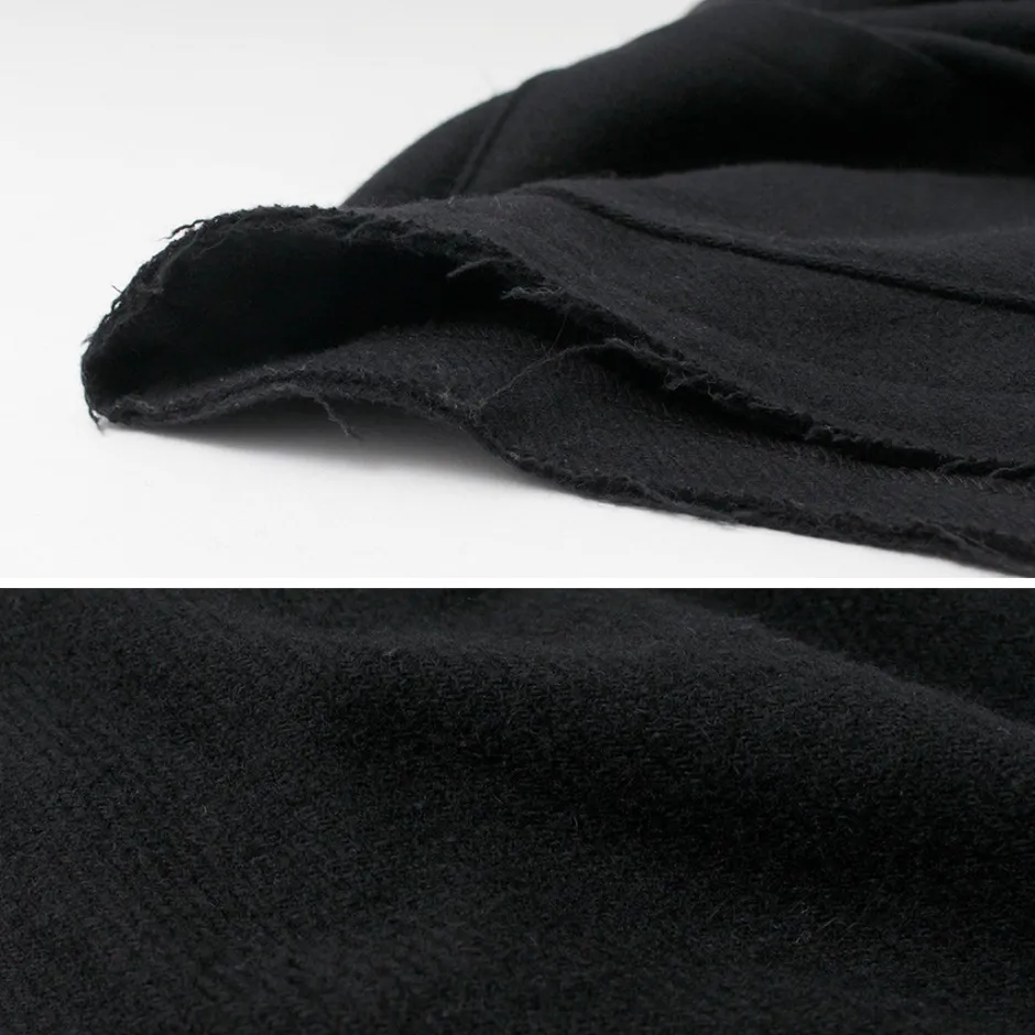 Jackets^SUNNY SPORTS / Cut-off Notch Collar 2 Button Jacket black