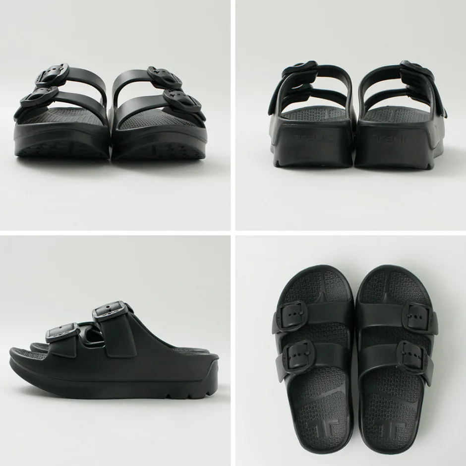 Sandals^TELIC / Double Buckle 2 Recovery W Buckle Sandal