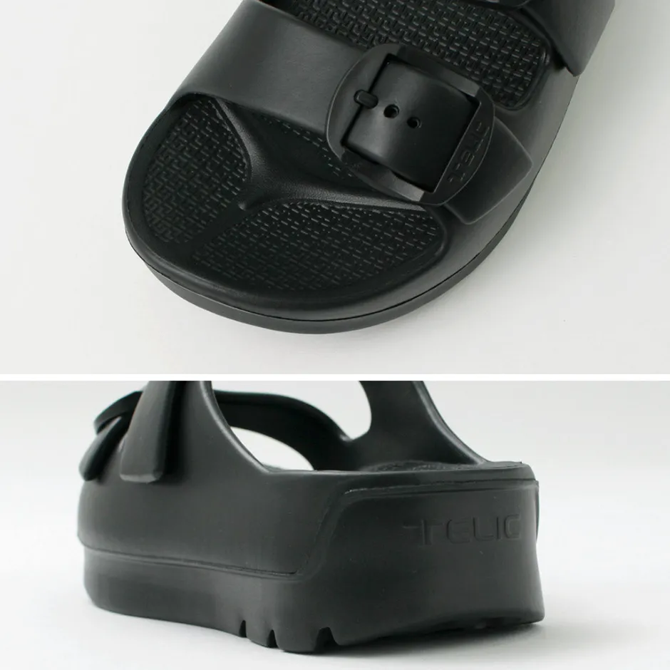 Sandals^TELIC / Double Buckle 2 Recovery W Buckle Sandal